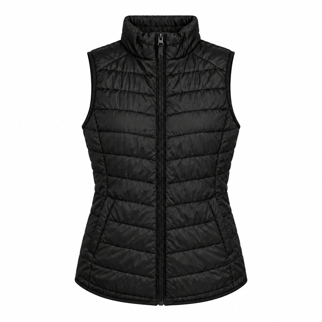 IBKUL Womens Zip Vest - Black