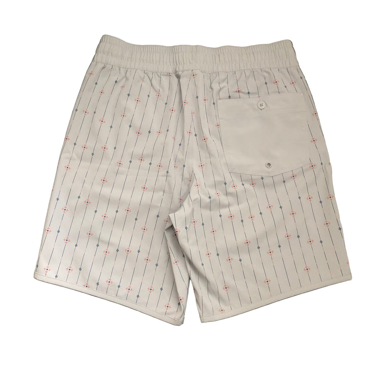 Travis Matthew Deco Boardshort - Grey Patterned - Small - Skorzie