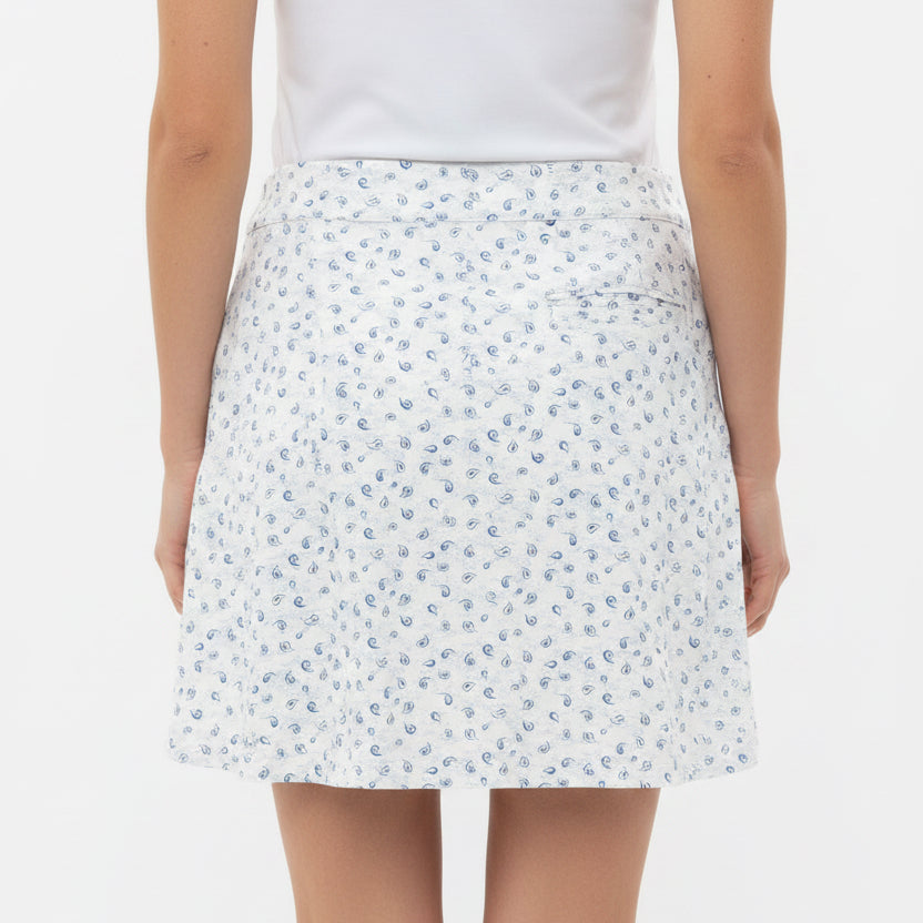 Peter Millar Women's Golf Skort Alice Tossed 16" Paisley Size M