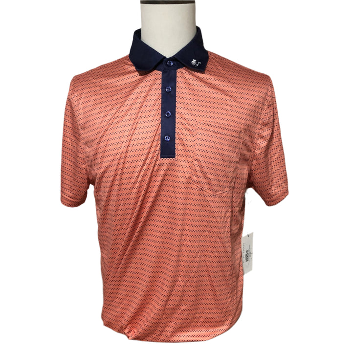 Palm Rat Palmetto Polo (w/ logo) - Orange Rat's Eye - Skorzie