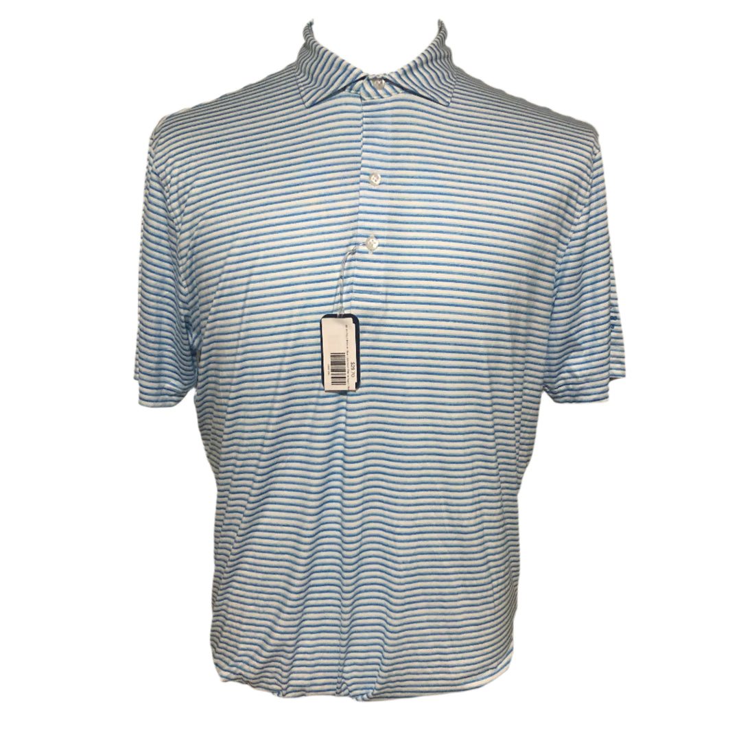 Johnnie-O Polo (w/ logo) - Riviera Stripe - Skorzie
