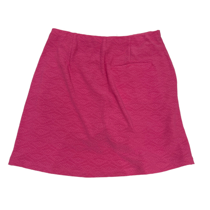 Greg Norman 17" Scalloped Eyelet Skort - Flora Pink - Medium - Skorzie