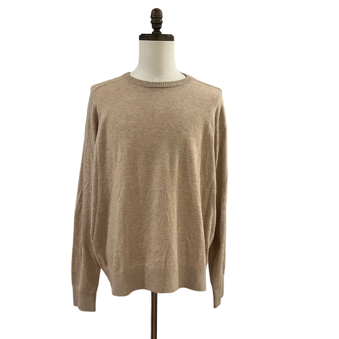 B. Draddy Cashmere Crewneck - Camel Heather - Skorzie