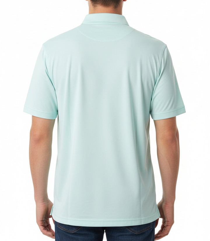 Straight Down Men's Golf Polo Sullivan Mint Size L