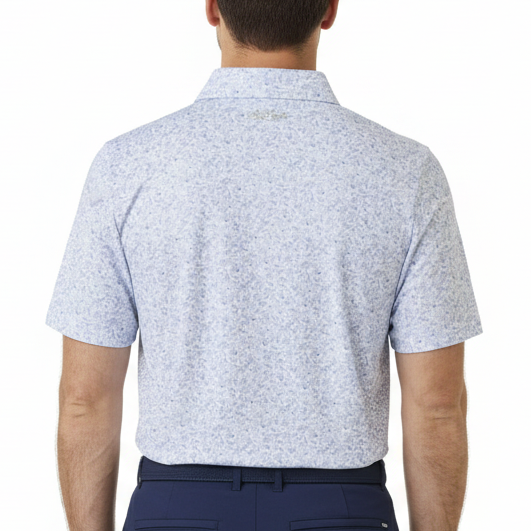 Straight Down Men's Golf Polo Poker Dawgs Tidal Size L