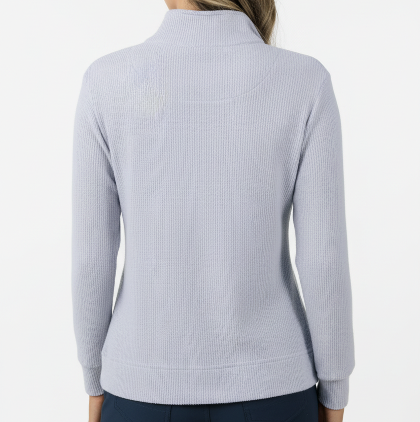 Straight Down Women's Quarter Zip Hills Cosmic Size M