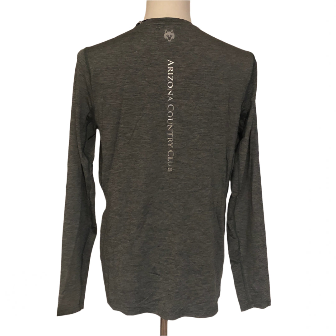 Greyson Guide Sport Long Sleeve (w/ logo) - Heathered Evergreen - Skorzie