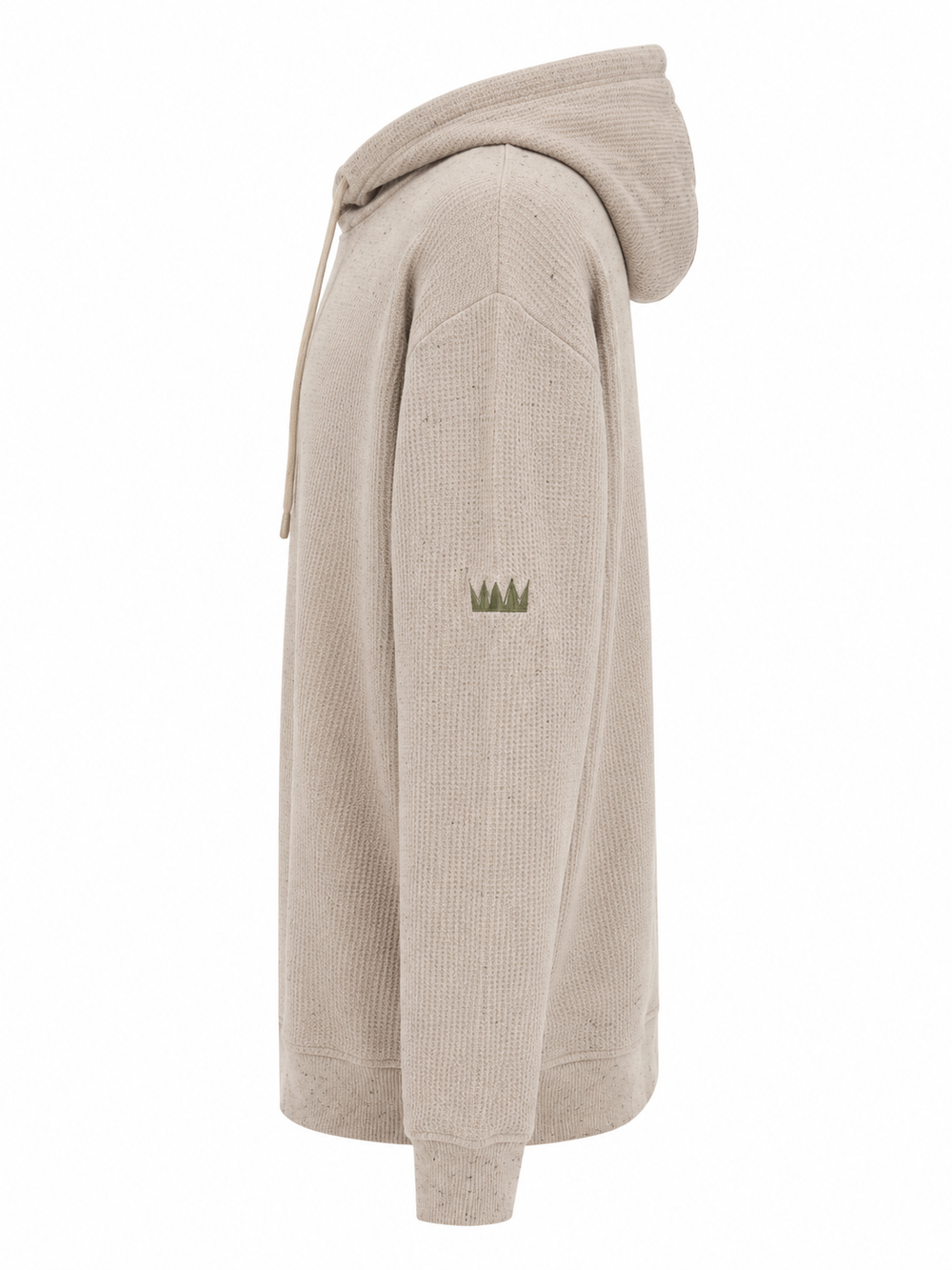 Travis Mathew Men's Cloud Waffle Hoodie (w/ Logo) - Oxford Tan - 2XL - Skorzie