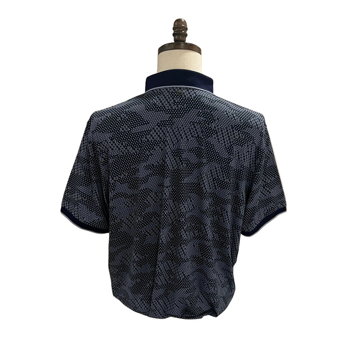 Greyson Icon Camo Polo (w/ logo) - Maltese Blue - Skorzie