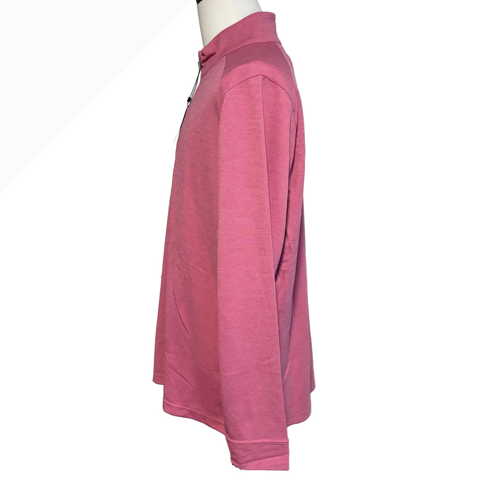 Greg Norman Freedom 1/4 Zip Pullover - Lobster Heather - Large - Skorzie