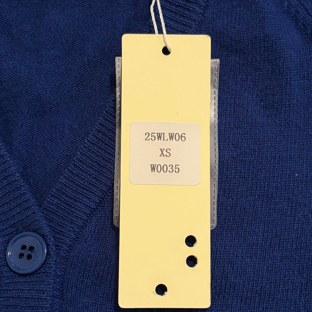 Maud & Sacha Women's Golf Sweater Royal Blue Size XS