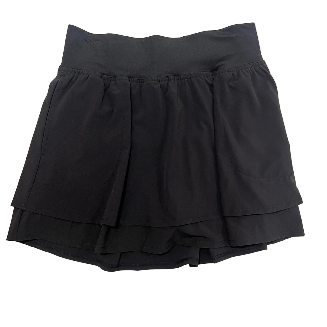 FootJoy Lightweight Woven Skort 15" - Black - Small - Skorzie