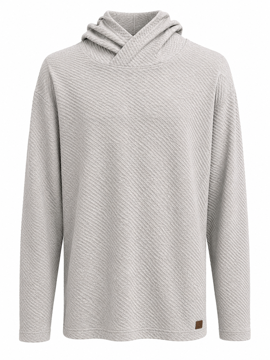 Turtleson Men's Bellfield Hoodie (w/ Logo) - Pearl Heather - XL - Skorzie