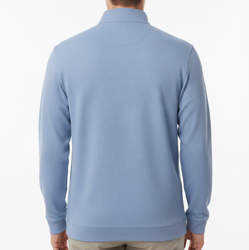Straight Down Men's Golf Quarter Zip Warren Tidal Size L