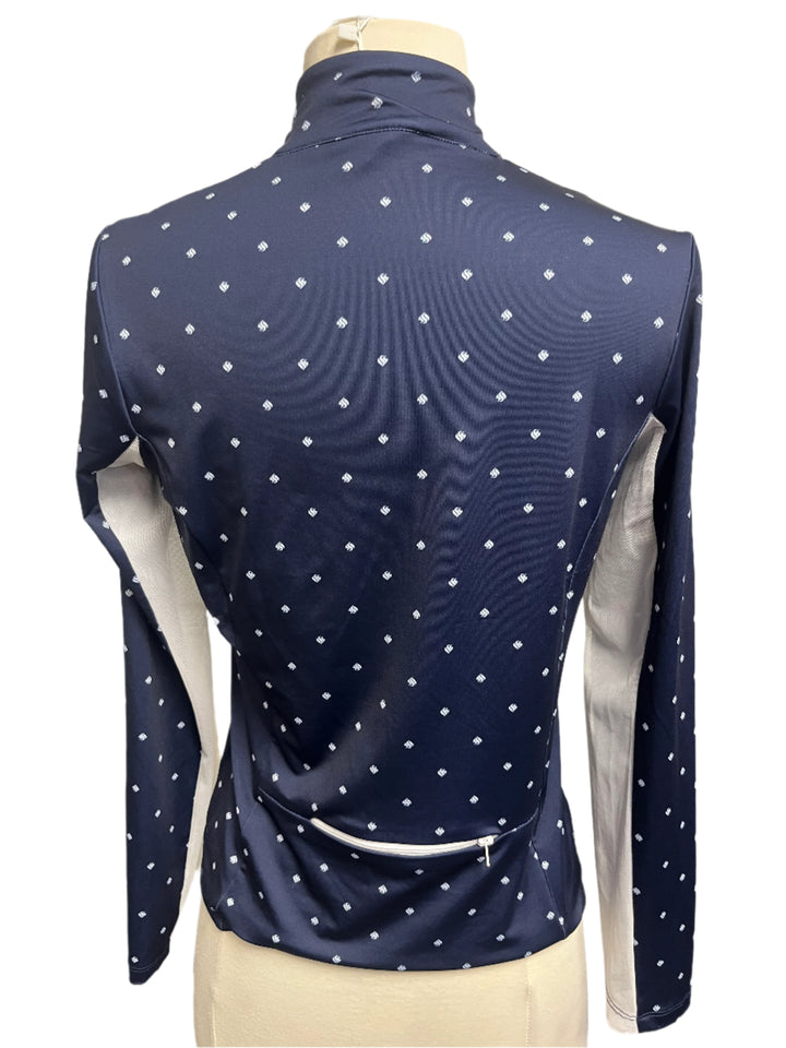 Amy Sport Katelyn  Long Sleeve Top - Navy Flame - Skorzie