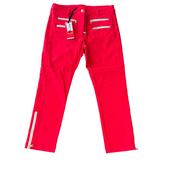 Brendratti Giulia Crop Pant (25") - Red - Medium - Skorzie