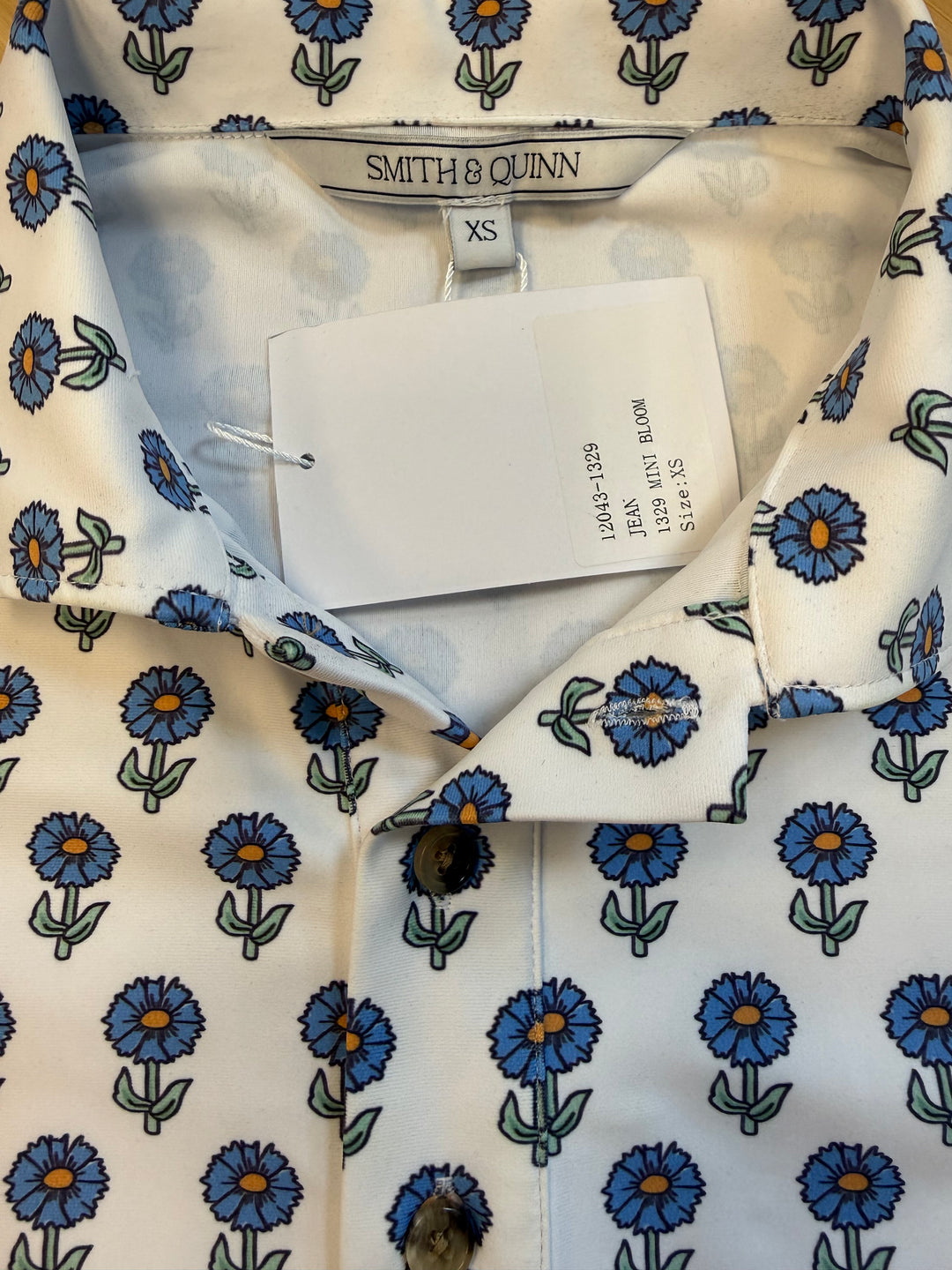 Smith & Quinn Jean Long Sleeve Polo - Mini Bloom - XS