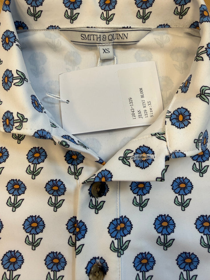 Smith & Quinn Jean Long Sleeve Polo - Mini Bloom - XS