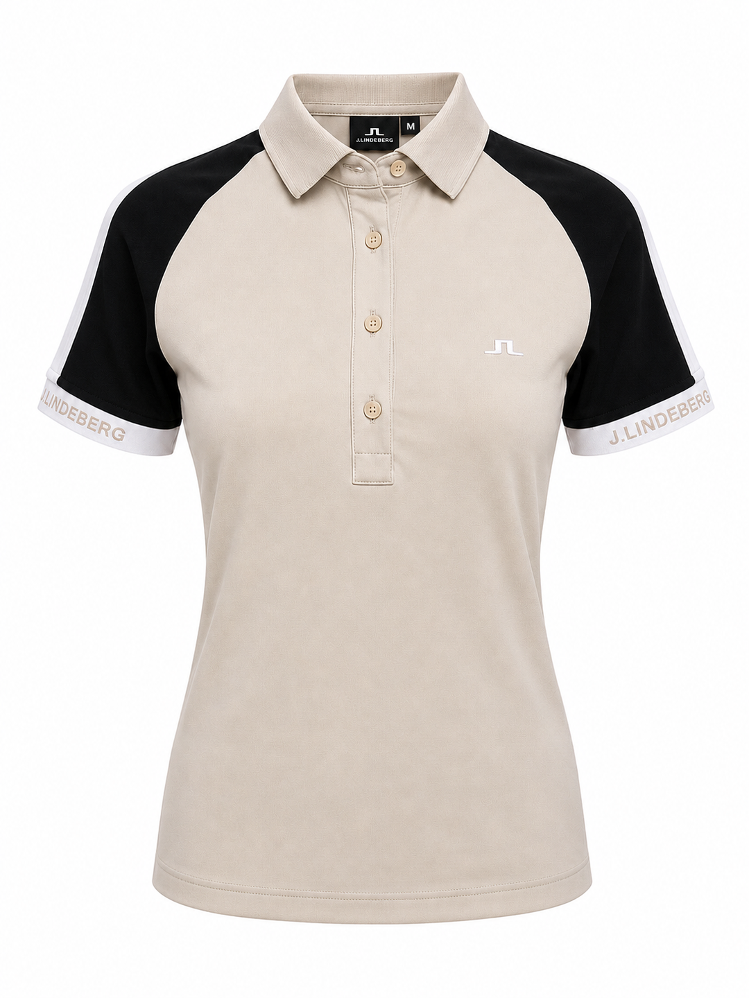 J.Lindeberg Short Sleeve Priya Polo - Moonbeam - Medium