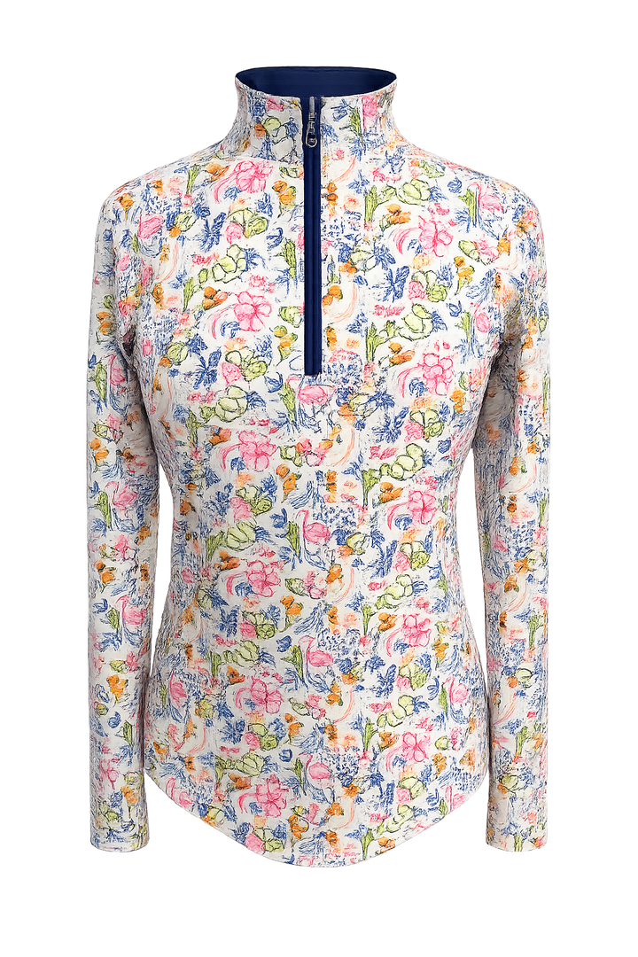 SanSoleil SolCool Print Mock -  Biscayne - Medium