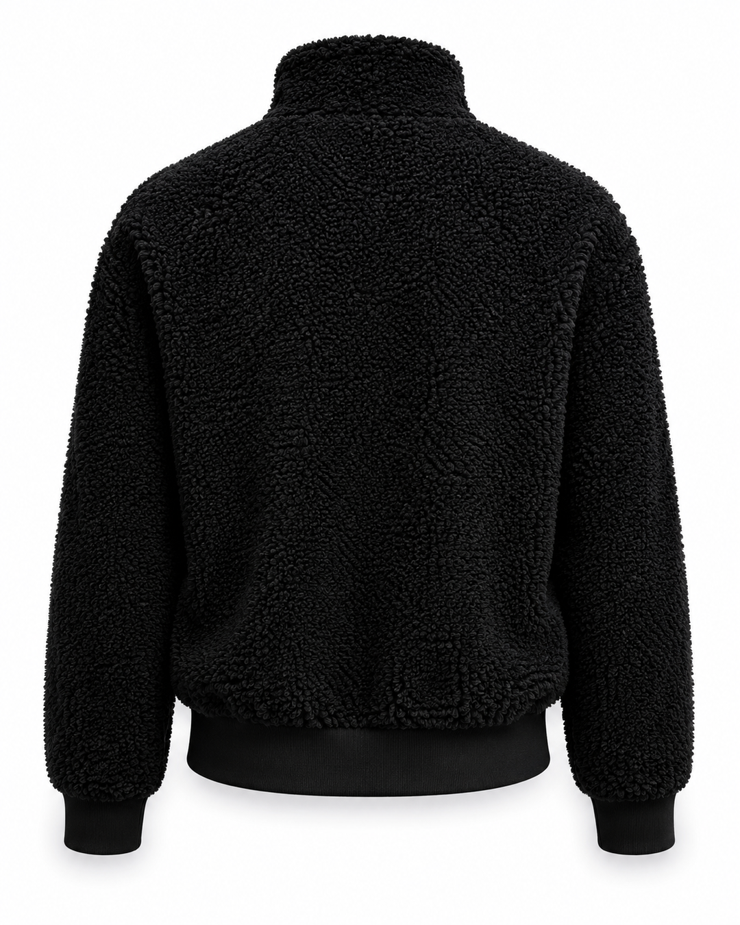 Amy Sport Womens Danni Bomber Jacket - Black Sherpa