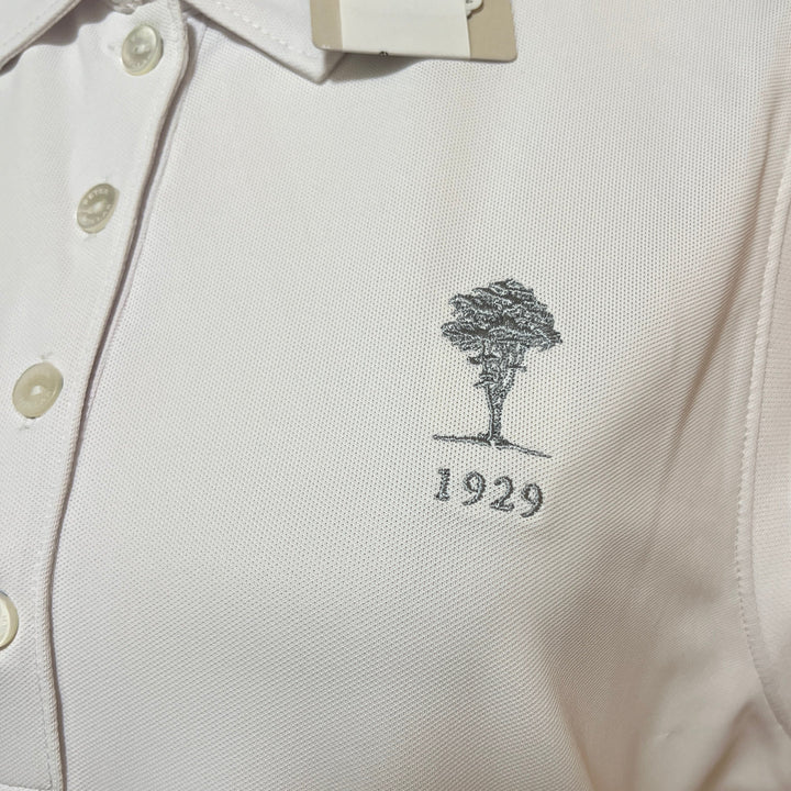 Peter Millar SL Banded Button Polo (w/logo) - White - X-Large - Skorzie