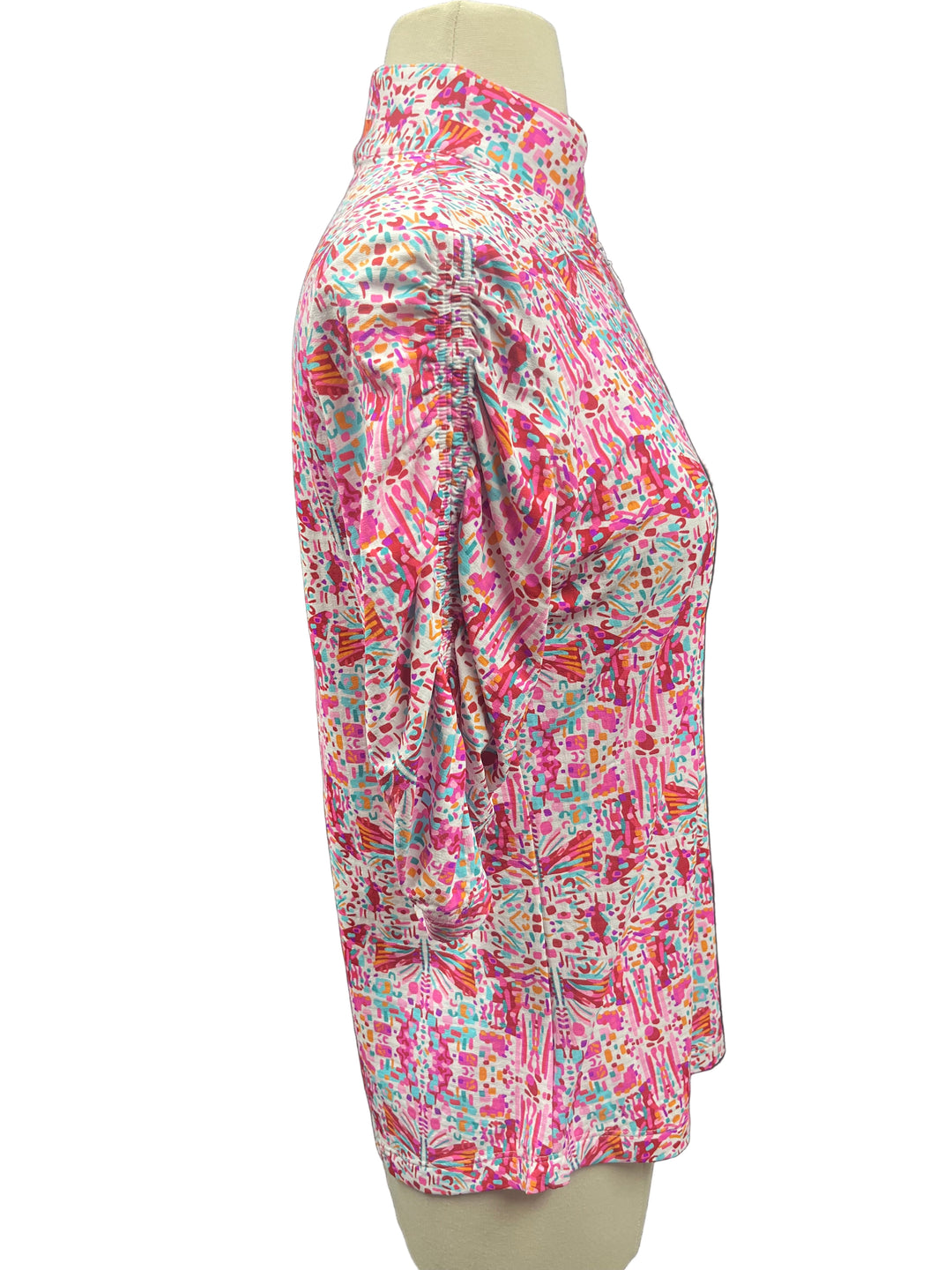 IBKUL Half Sleeve Top -Pink -  Small - Skorzie