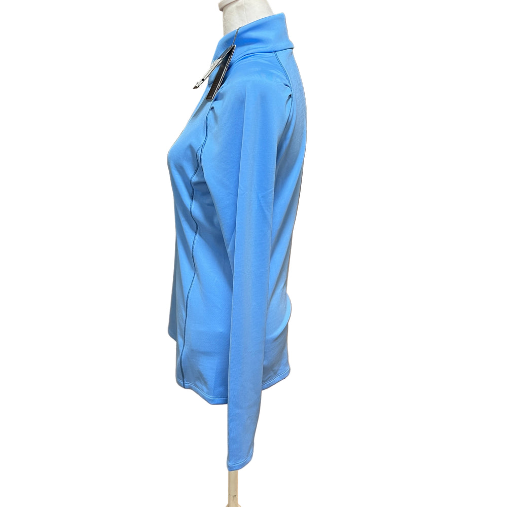 KJUS Women's Shasta Midlayer Half-Zip - Blue Opal - Skorzie