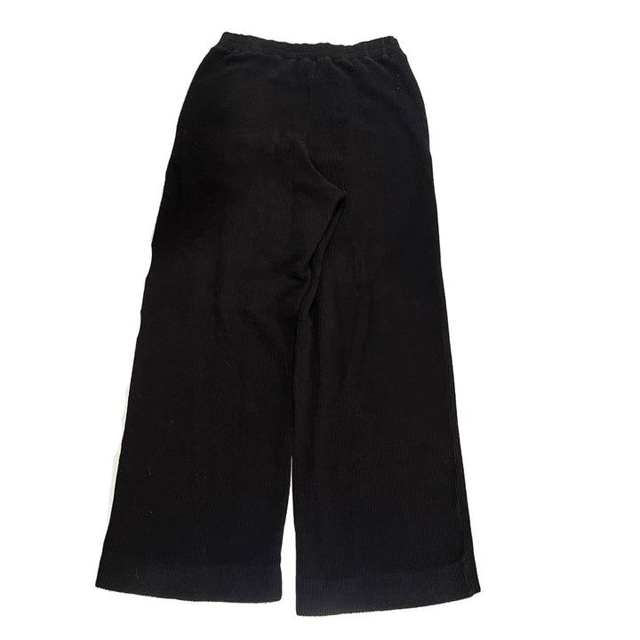 Stateside Jasper Knit Wide Trouser - Black - Skorzie