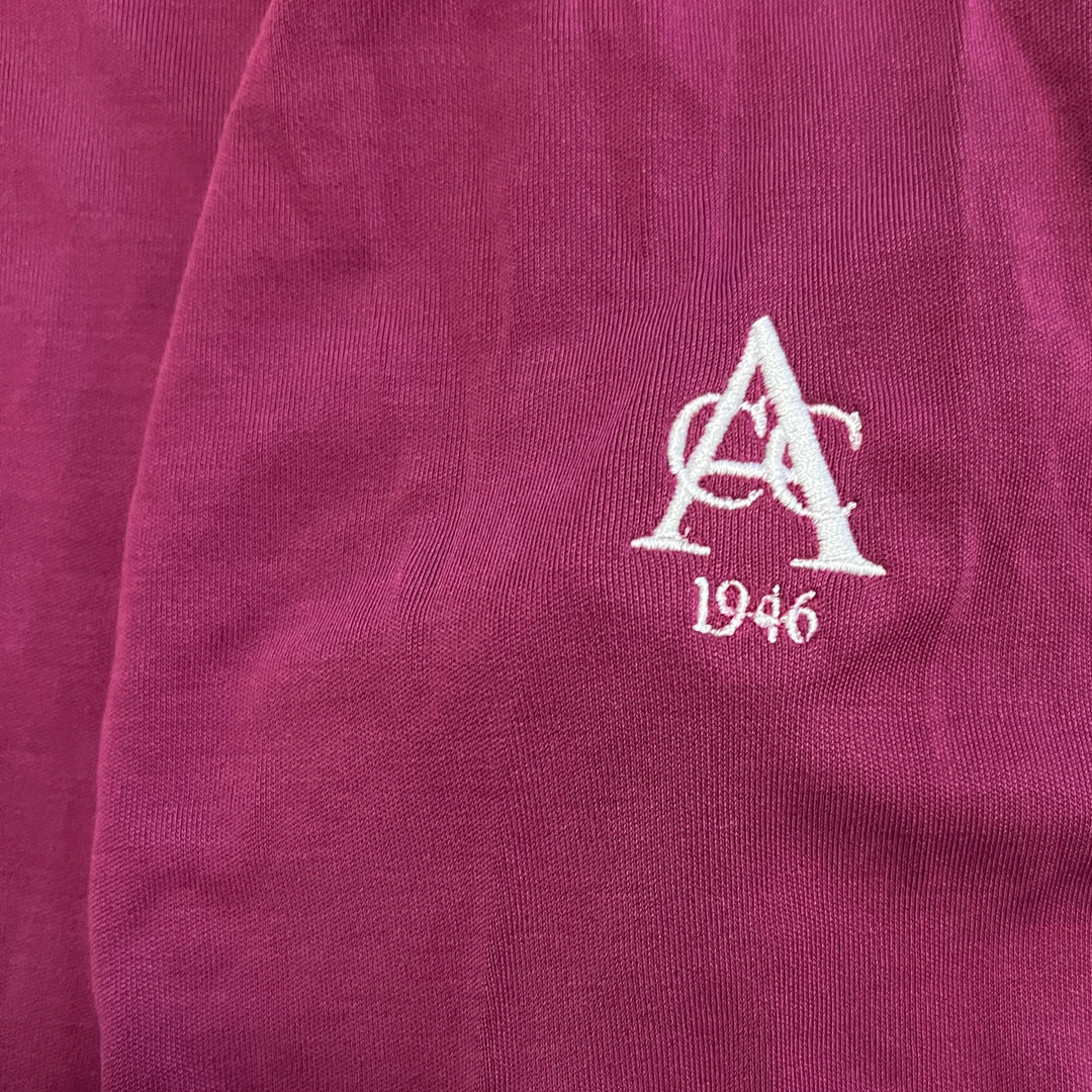 KJUS Women's Golf Top Kallena Half Zip (w/logo) Deep Ruby