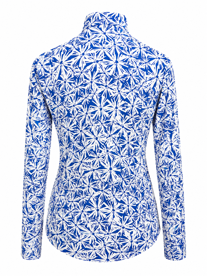 SanSoleil SolCool Print Mock -  June Blue - Medium