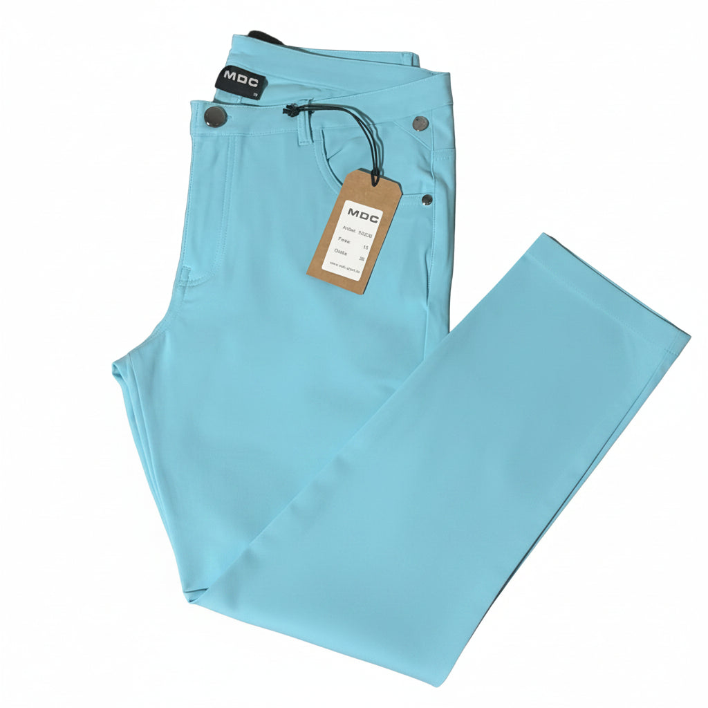 MDC Stretch Cropped 5-Pocket Pants 25" - Sea - Skorzie