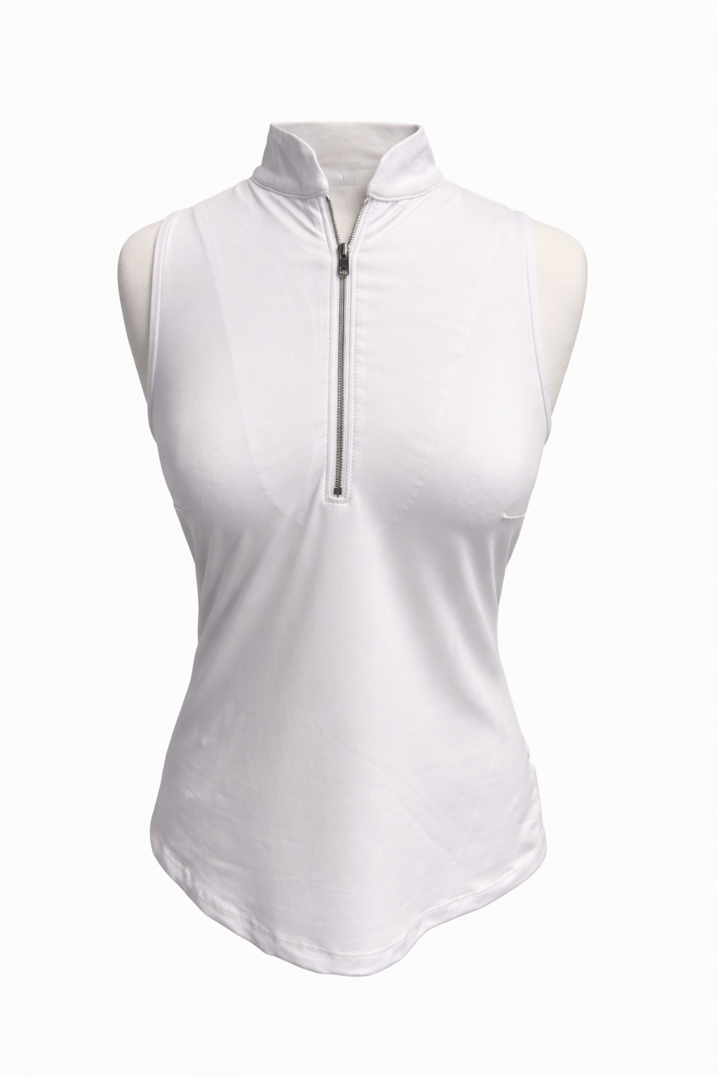Amy Sport Sleeveless Isabel Top - White - XS - Skorzie