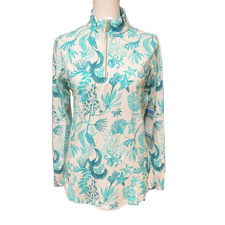 G-Lifestyle Caribbean Pullover - Turquoise Sea - Small - Skorzie