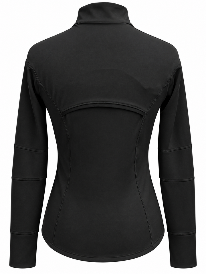 Lucky In Love Flex Long Sleeve Quarter Zip - Black