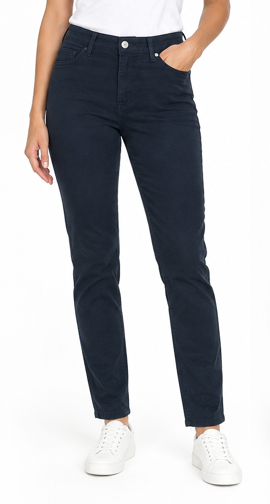 Peter Millar Women's Golf Pants Karlie Stretch Sateen 28" Navy