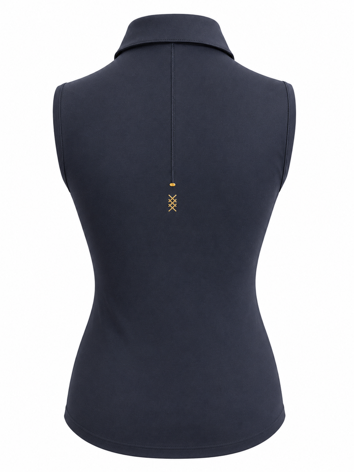 Rhone Course to Court Sleeveless Polo - Navy - XS
