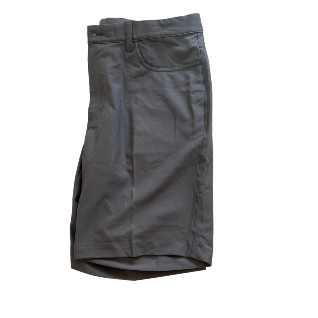 Greg Norman Microlux 5-Pocket 9" Shorts - Steel - 34 - Skorzie