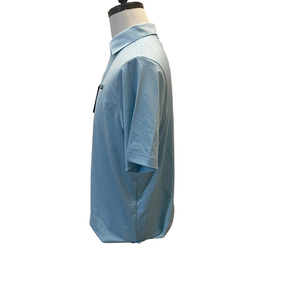 Straight Down Aberdeen Polo (w/ logo) - Blue - Medium - Skorzie