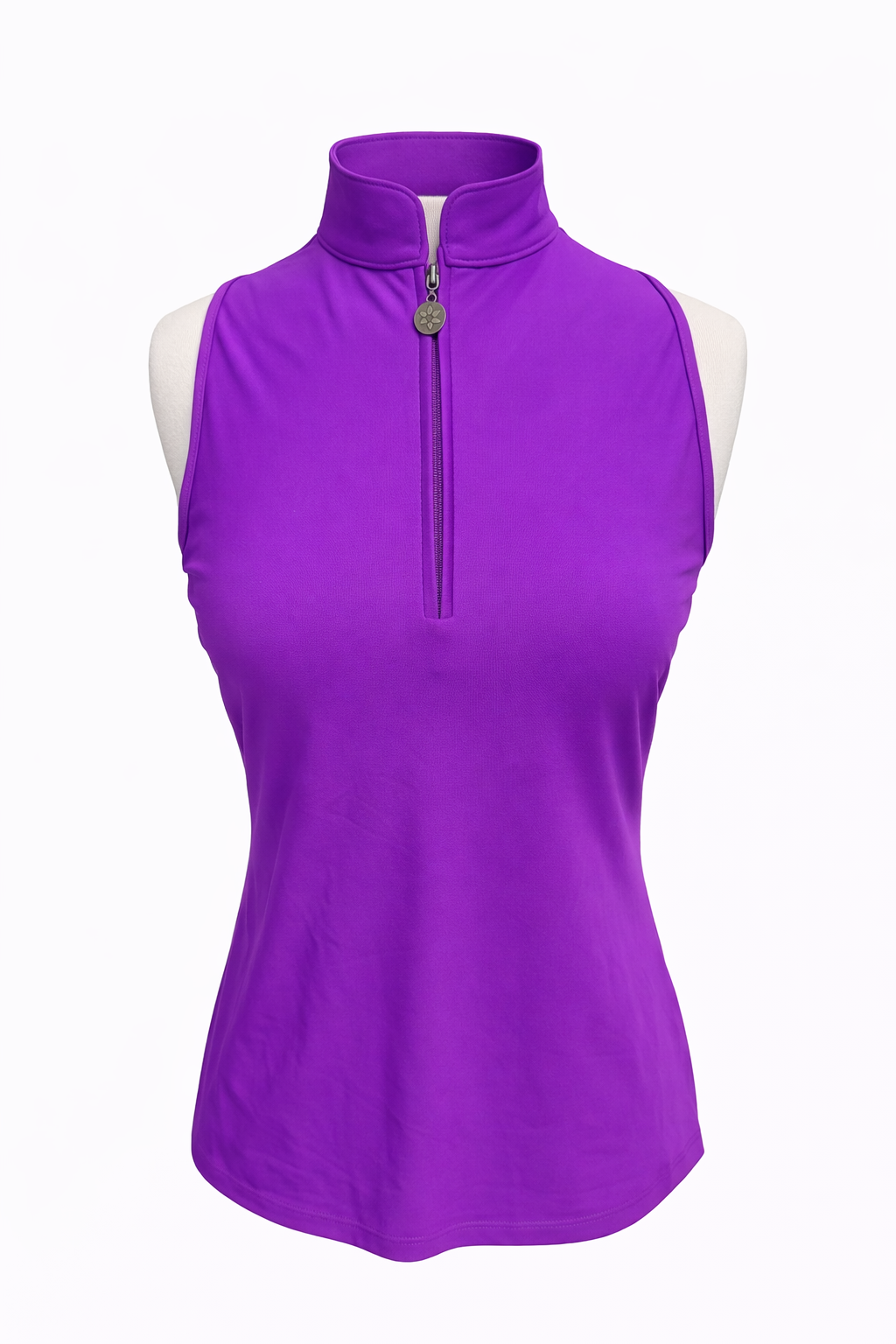 Tzu Tzu Bella Sleeveless Top - Ultraviolet Purple - Skorzie