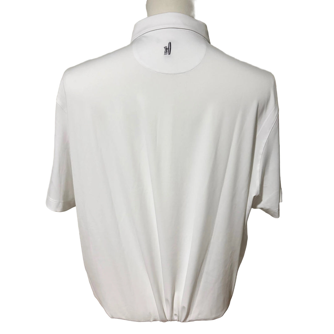 Johnnie-O Birdie Performance Jersey Polo (w/logo) - White - Skorzie