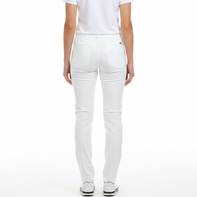 KJUS Women's Golf Pants Collagen 7/8 Treggings 27" White Size XL
