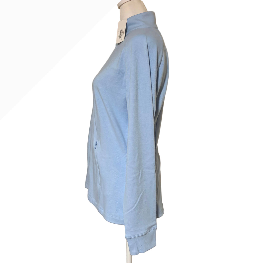 Greg Norman Golf Life Full-Zip Jacket - Blue Haze Heather - Medium - Skorzie