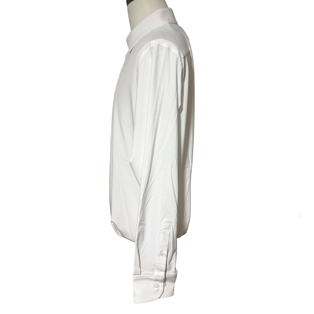 Mizzen + Main Leeward L/S Dress Shirt - White - Large