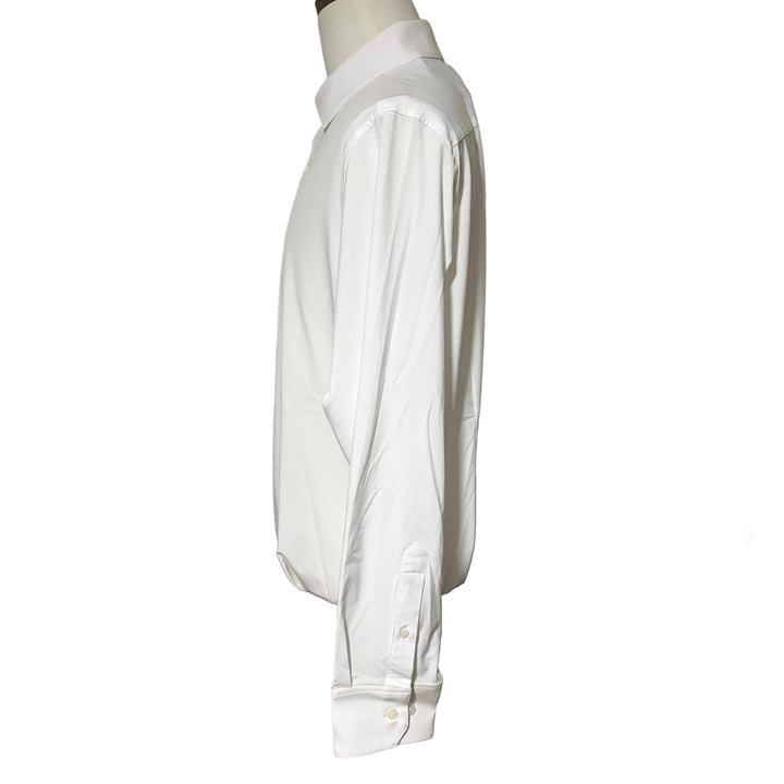 Mizzen + Main Leeward L/S Dress Shirt - White - Large