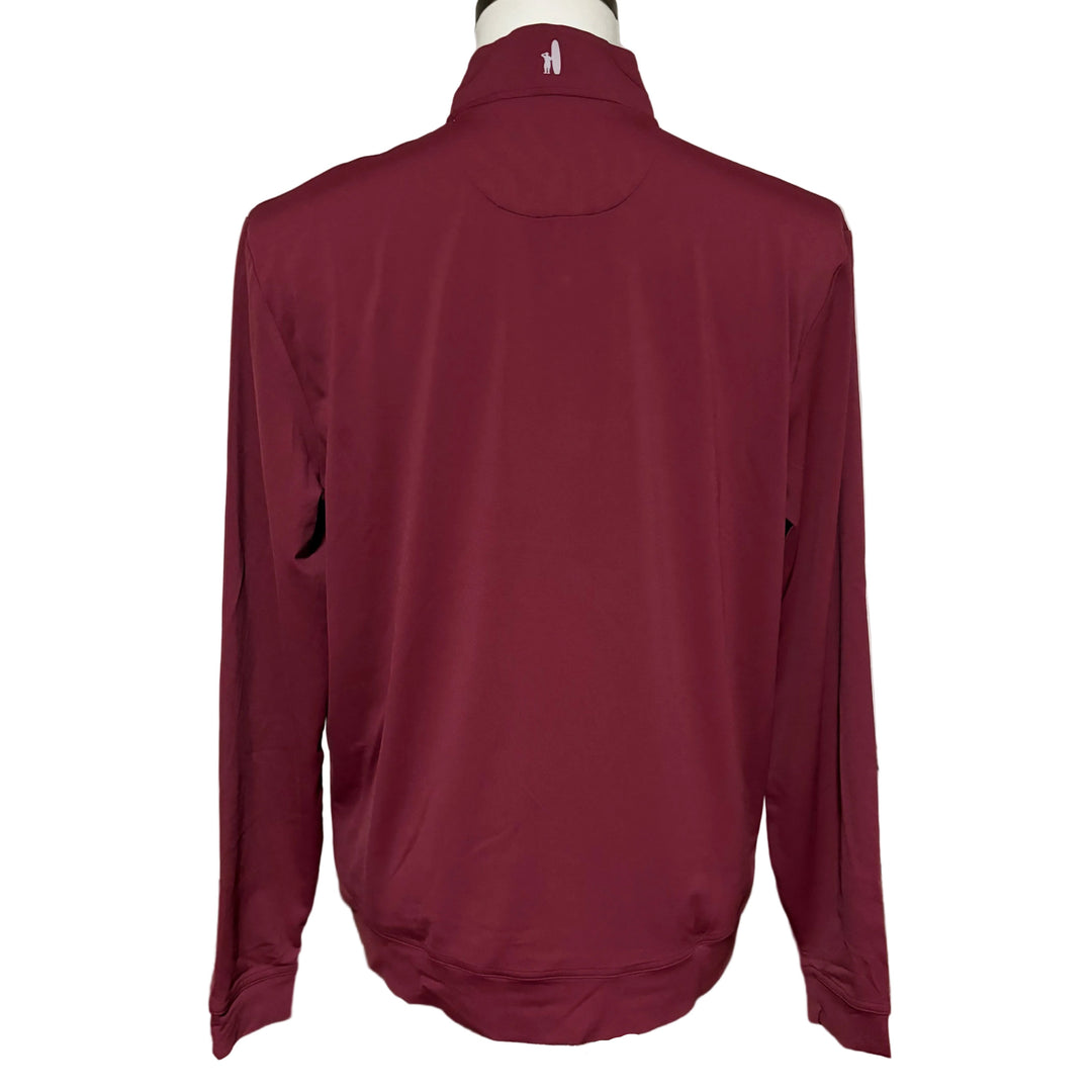 Johnnie-O Motion ASU Performance 1/4 Zip - Maroon - Medium - Skorzie