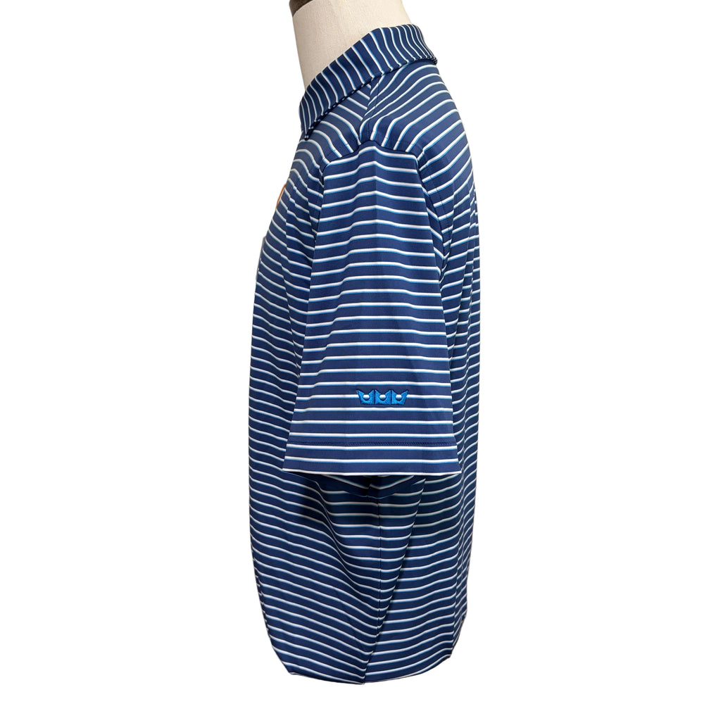 Peter Millar Dunnes Performance Polo (w/logo) - Summer Navy - Large - Skorzie