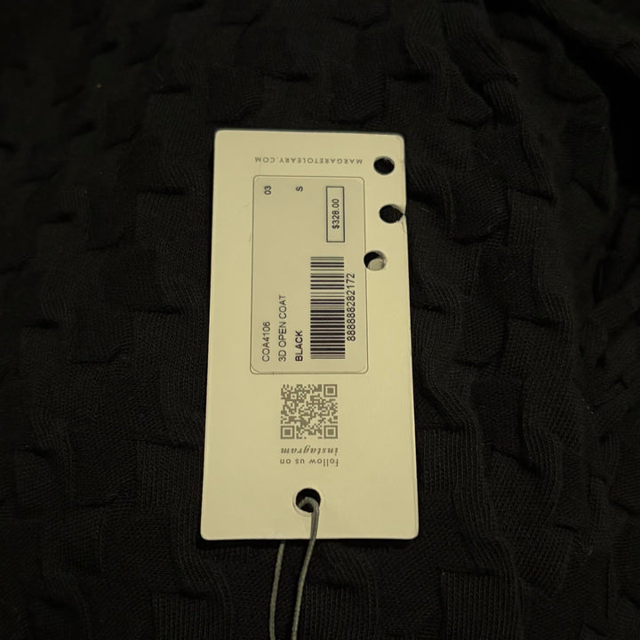 Margaret O'Leary Women's Cardigan 3D Open Coat Black