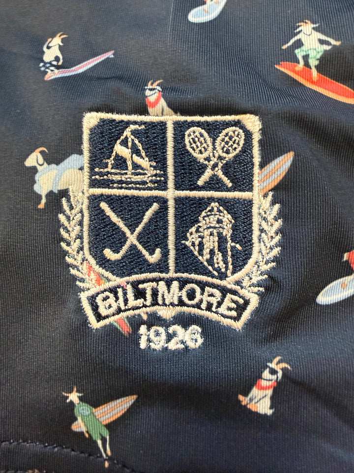 Straight Down Billy the Kid Polo (w/ logo) - Navy