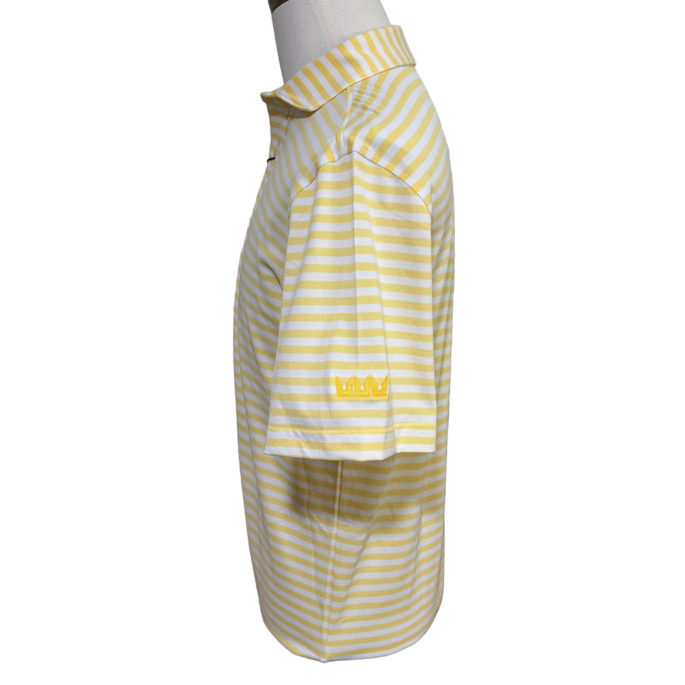 Turtleson Sampson Performance Polo (w/logo) - Limoncello/White - Small - Skorzie
